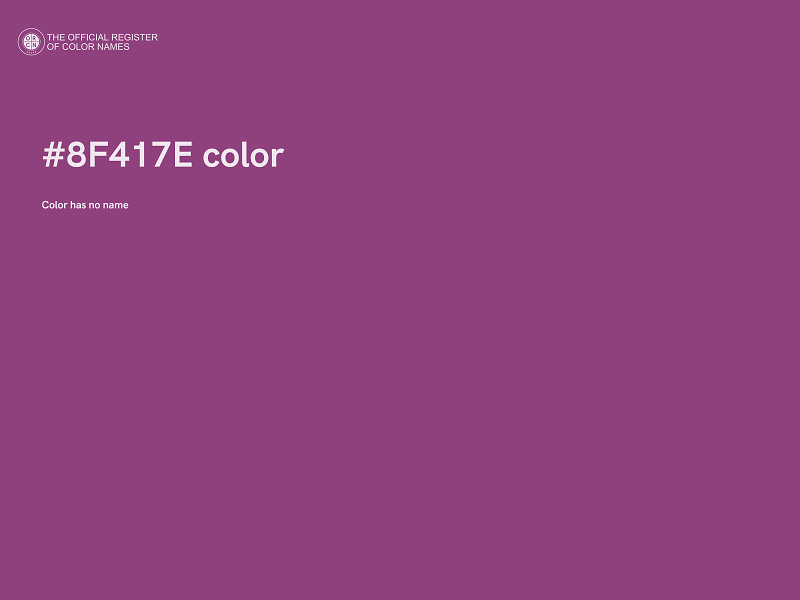 #8F417E color image