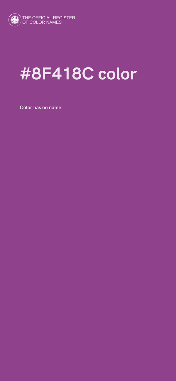 #8F418C color image