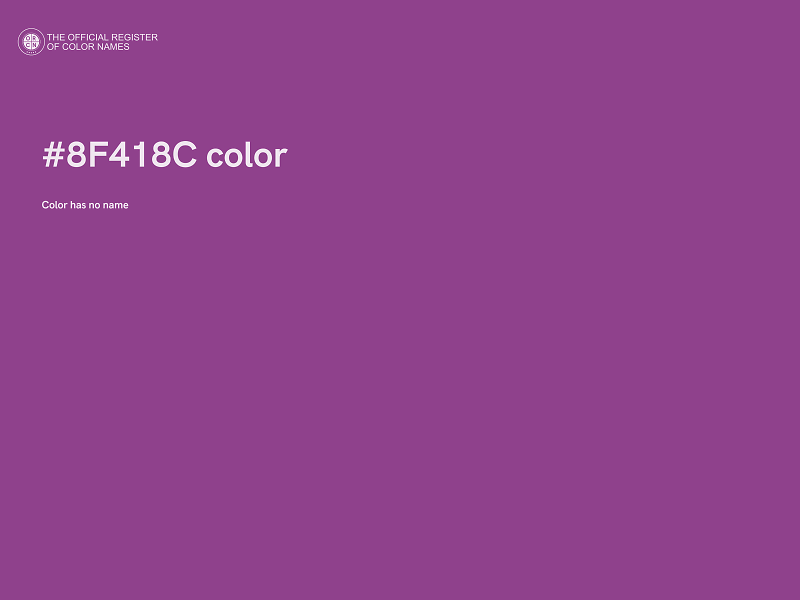 #8F418C color image