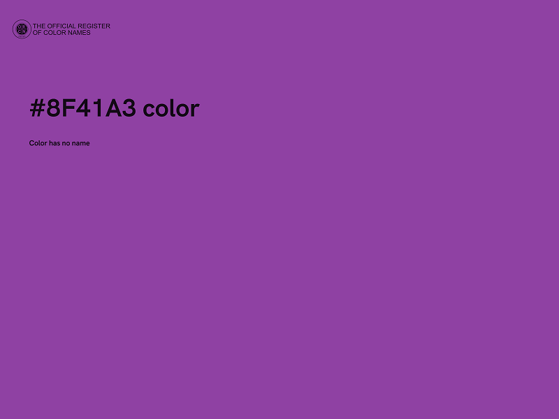 #8F41A3 color image