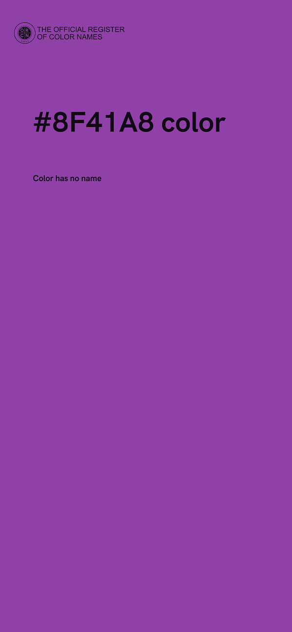 #8F41A8 color image