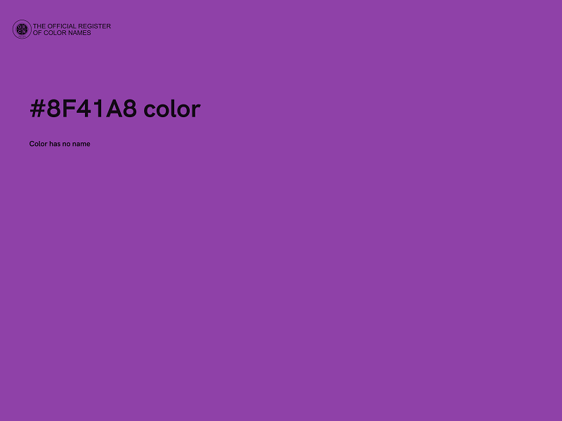 #8F41A8 color image