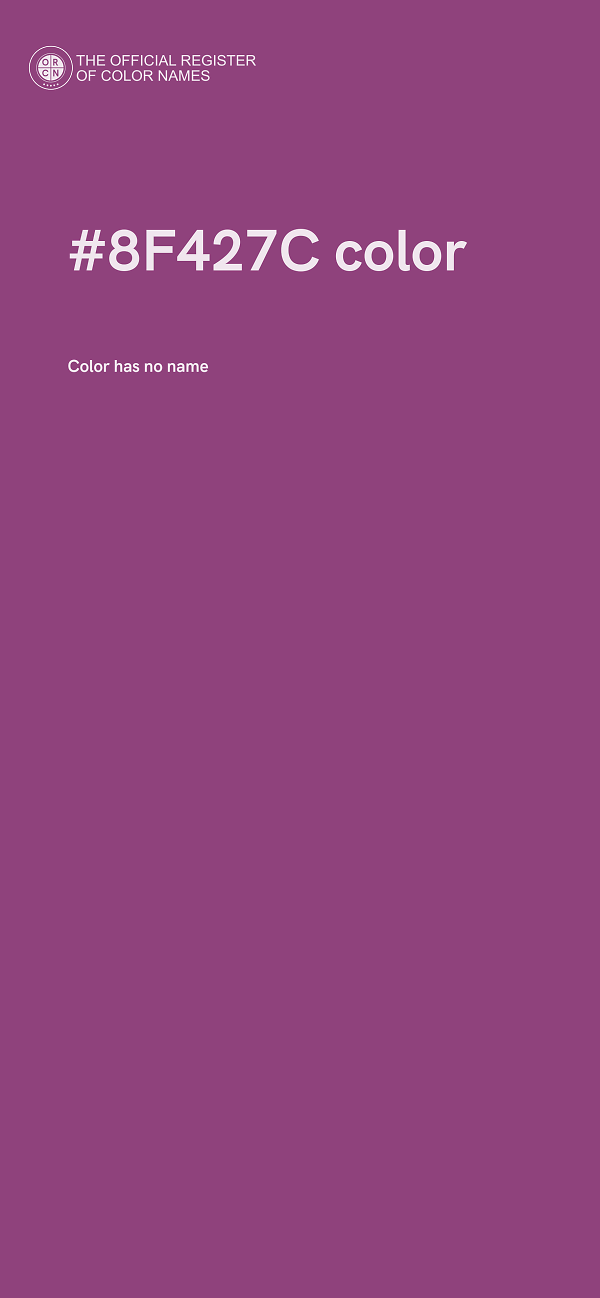 #8F427C color image