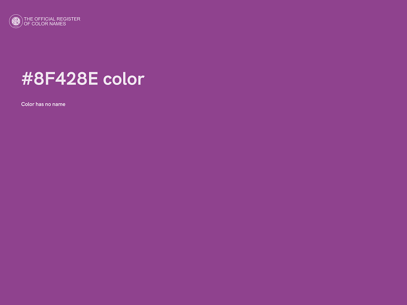 #8F428E color image