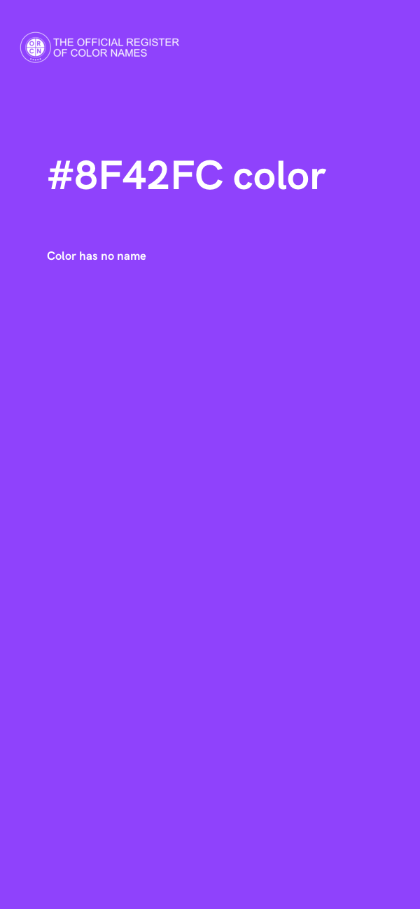#8F42FC color image