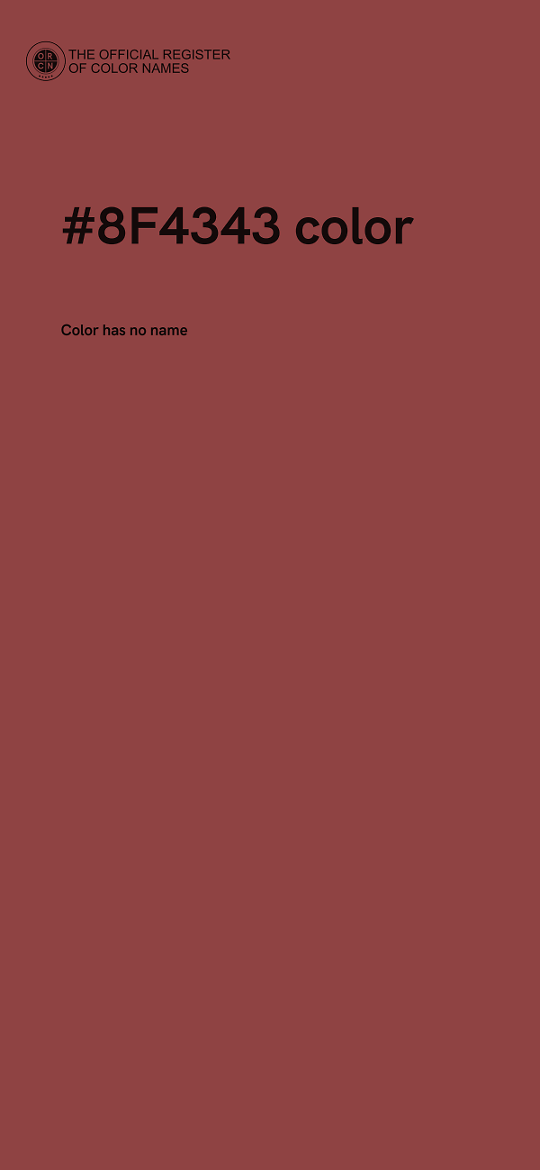 #8F4343 color image