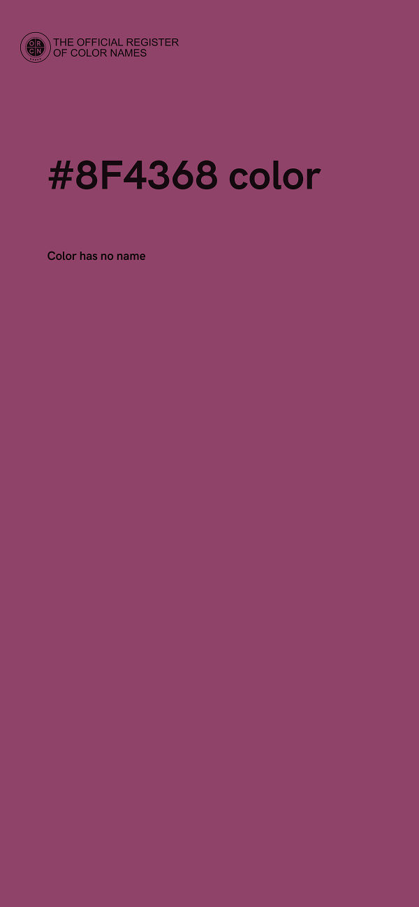 #8F4368 color image