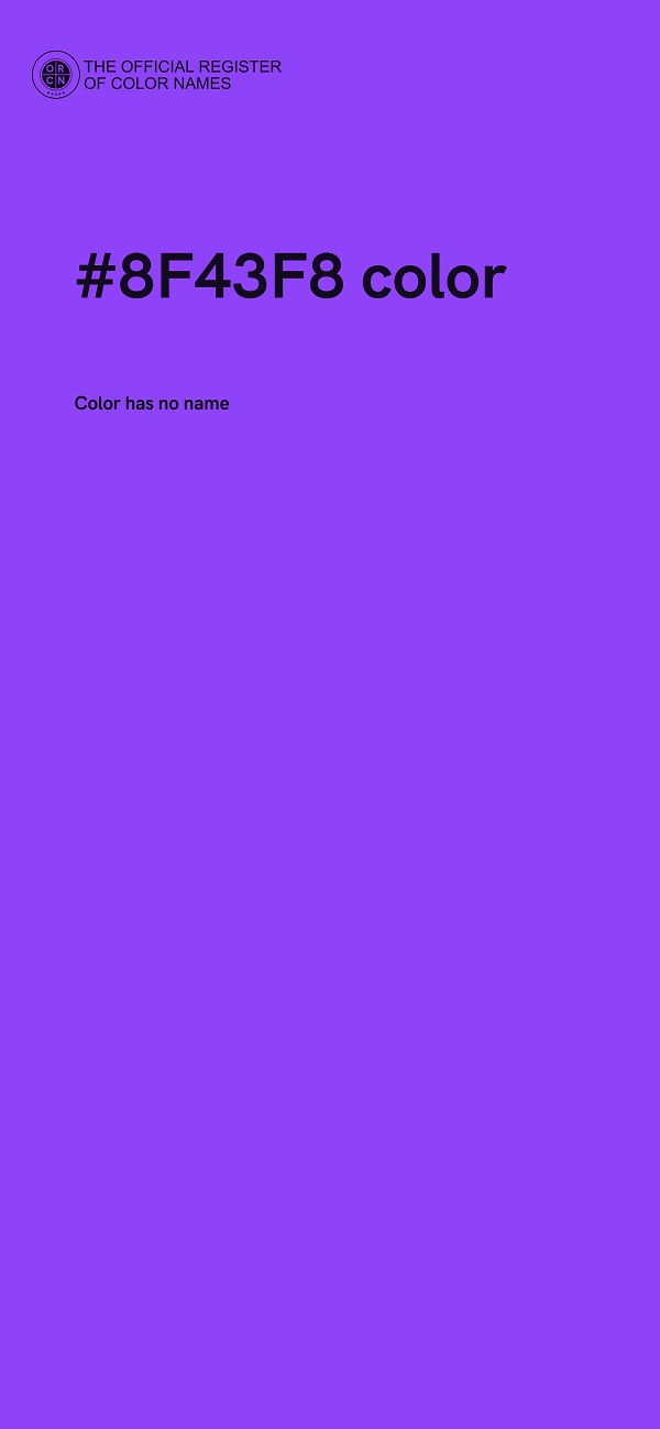 #8F43F8 color image