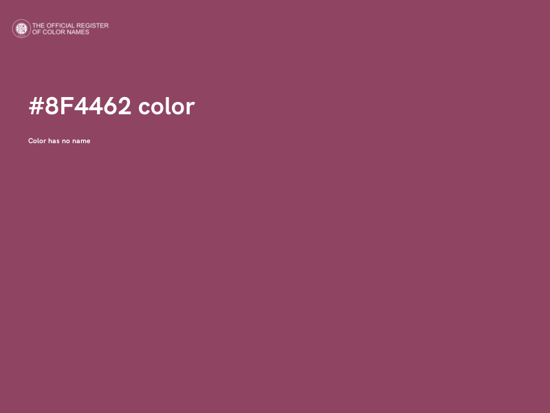 #8F4462 color image