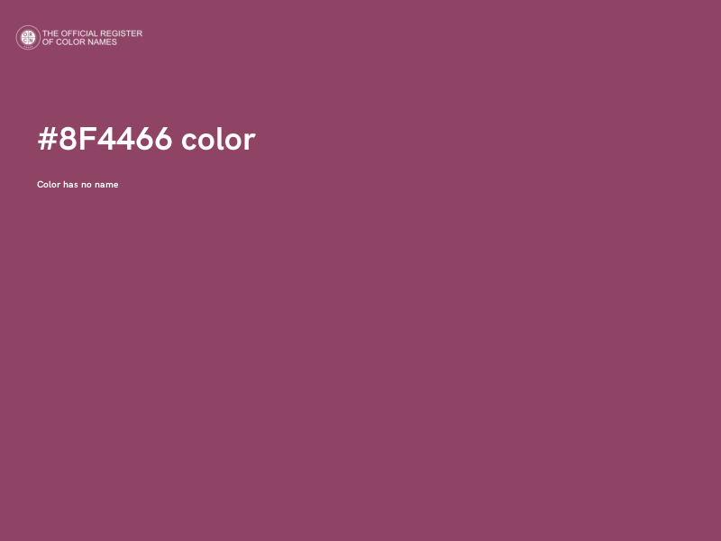 #8F4466 color image