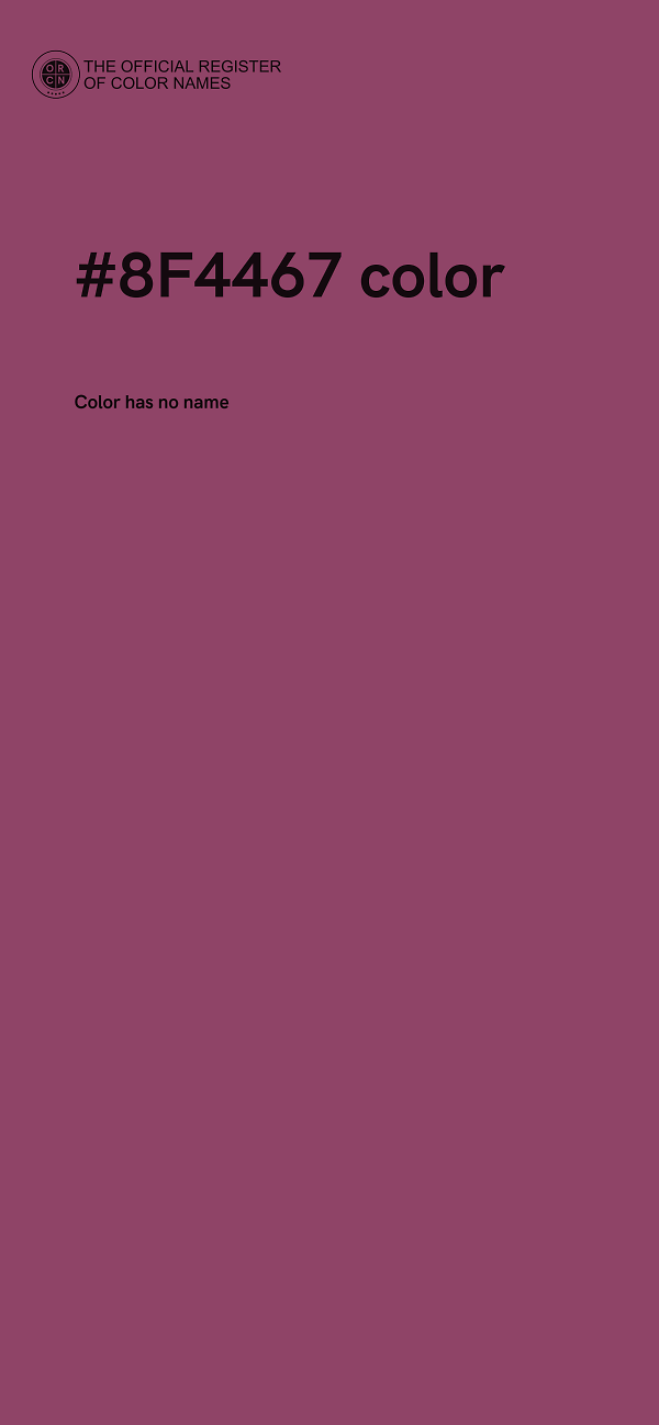 #8F4467 color image