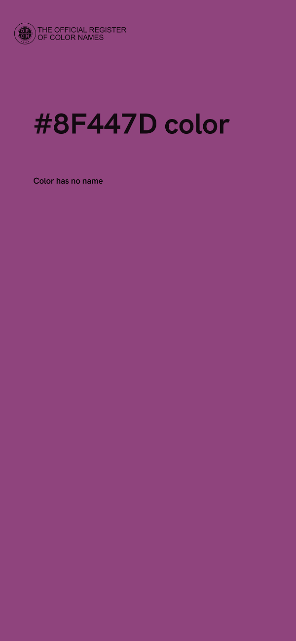 #8F447D color image