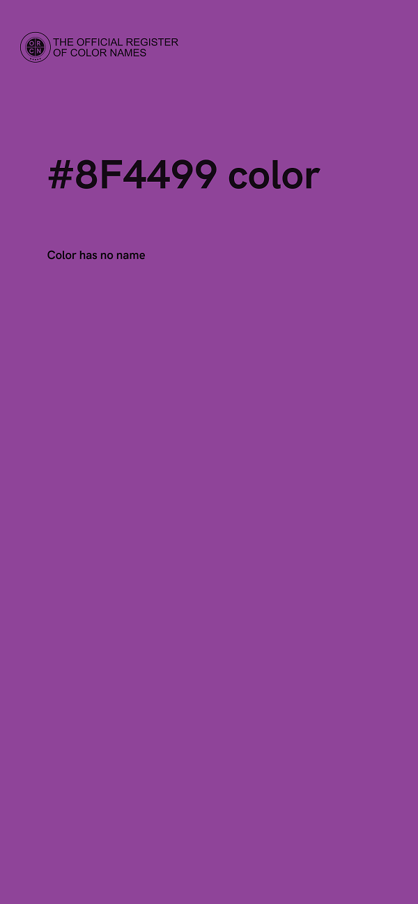#8F4499 color image