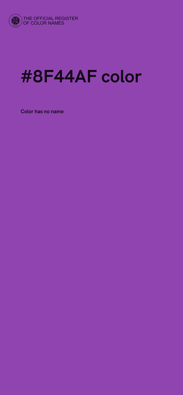 #8F44AF color image