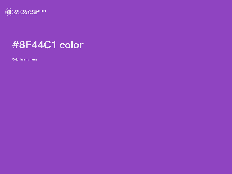 #8F44C1 color image