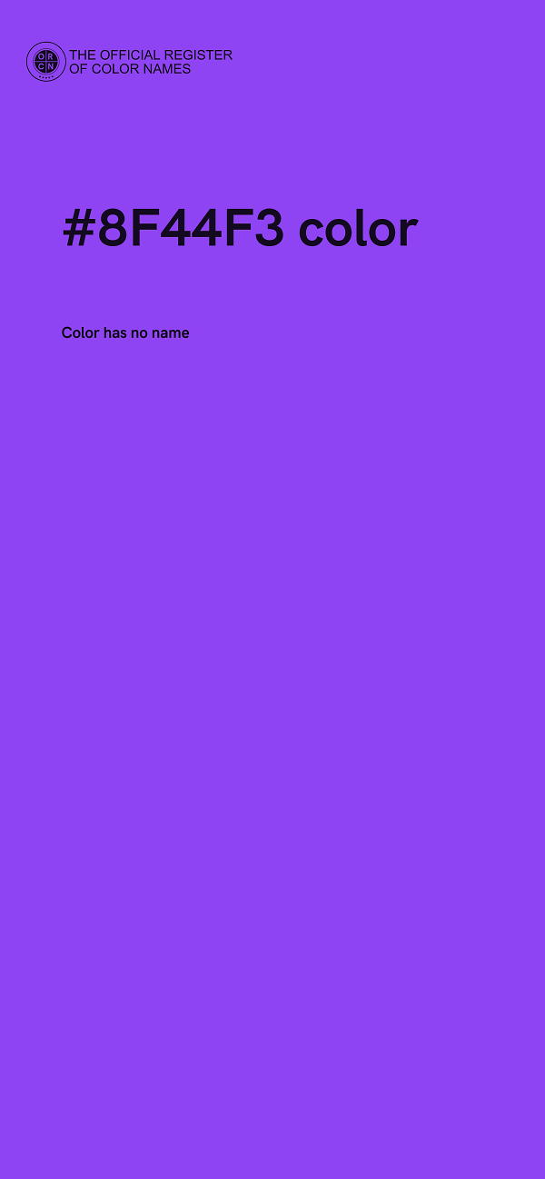 #8F44F3 color image