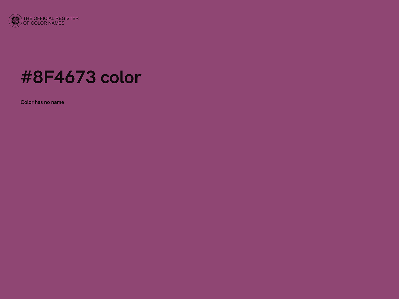 #8F4673 color image