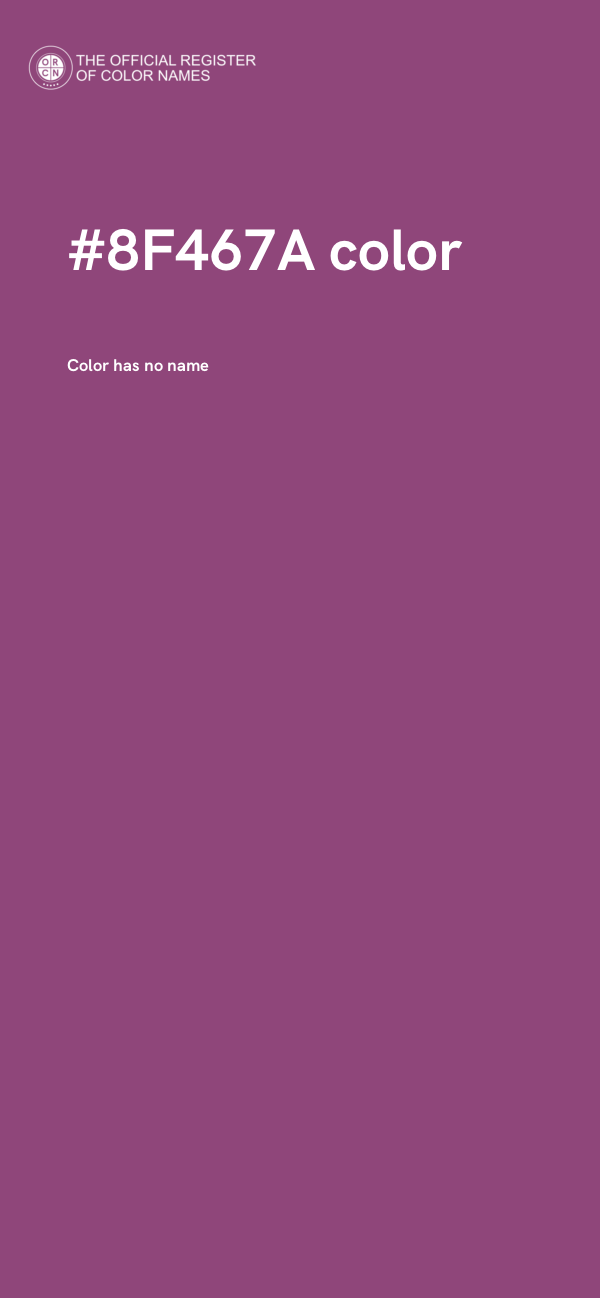 #8F467A color image