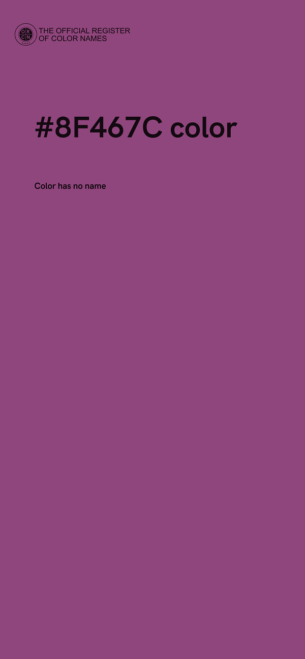 #8F467C color image
