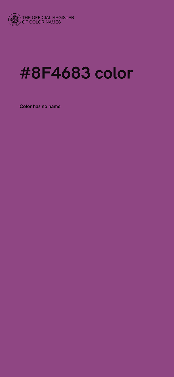 #8F4683 color image