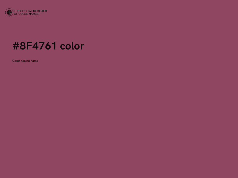 #8F4761 color image