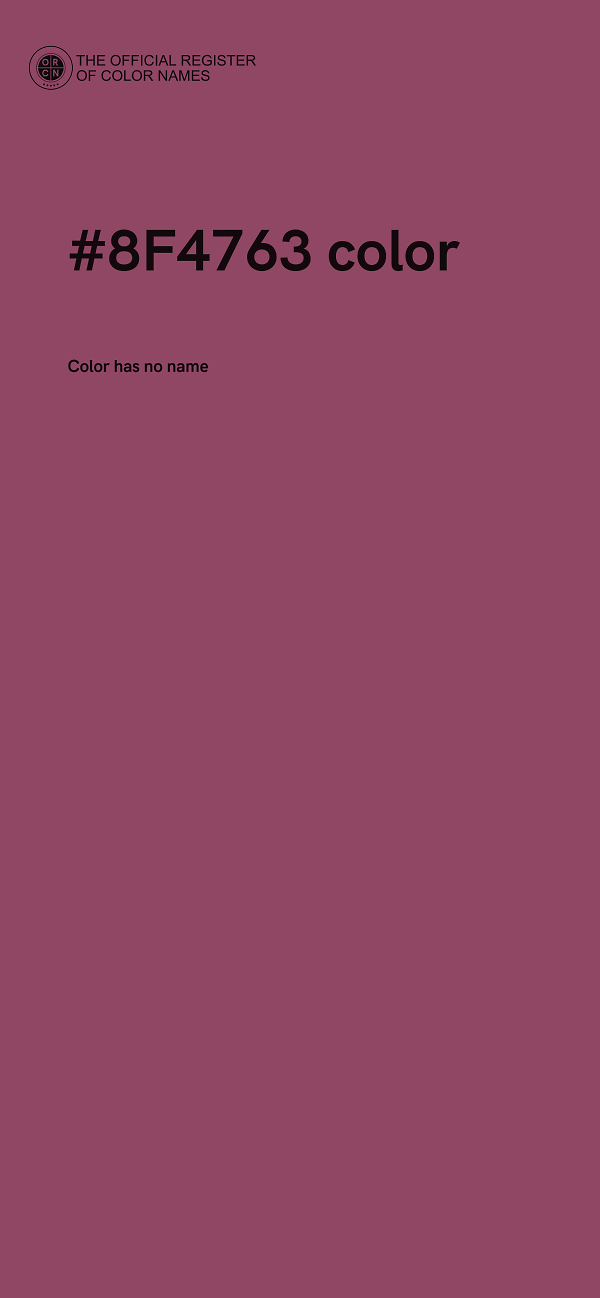 #8F4763 color image