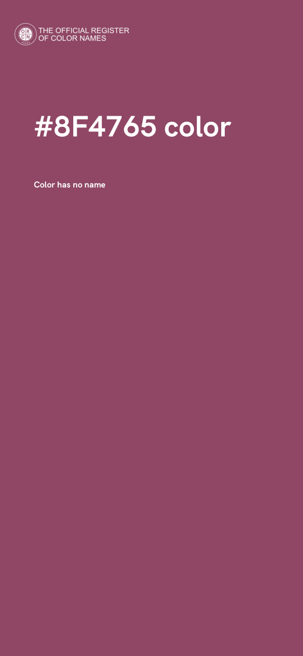 #8F4765 color image