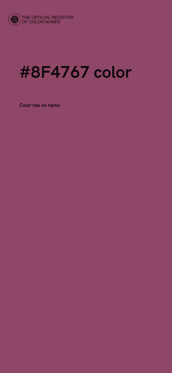 #8F4767 color image