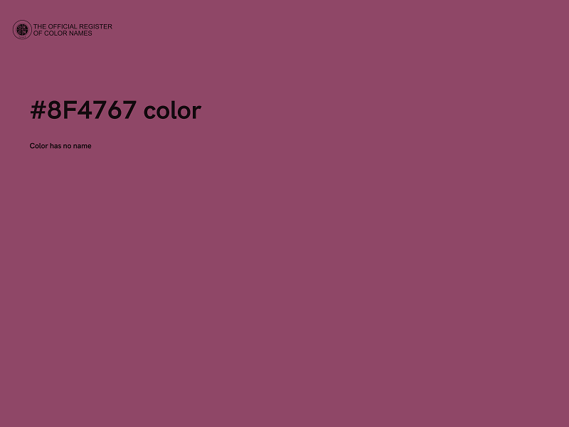 #8F4767 color image