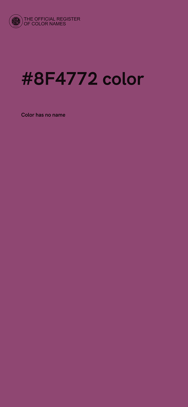#8F4772 color image