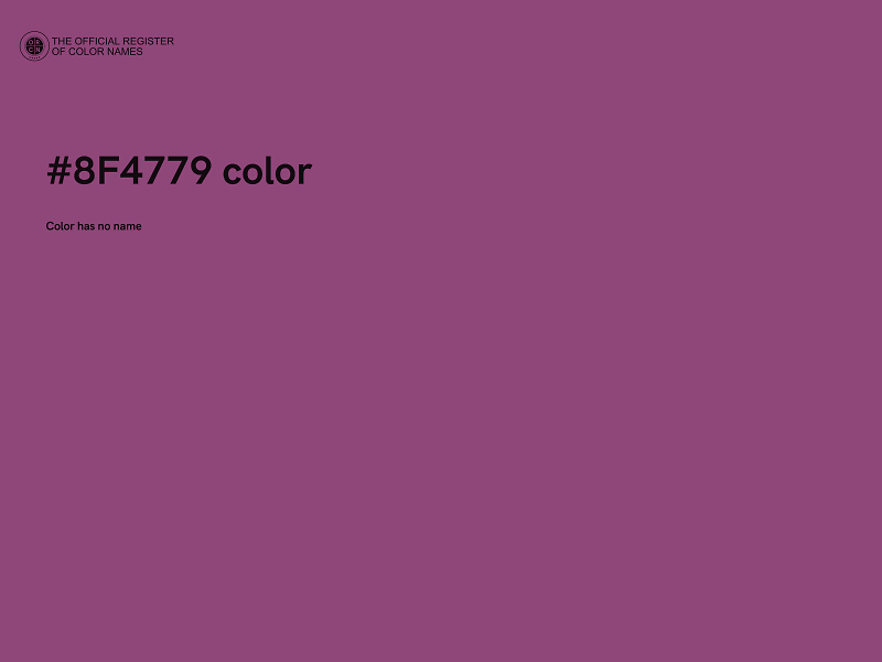 #8F4779 color image