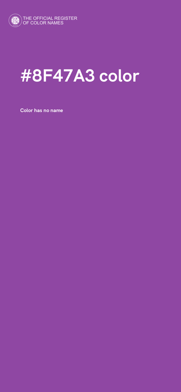 #8F47A3 color image
