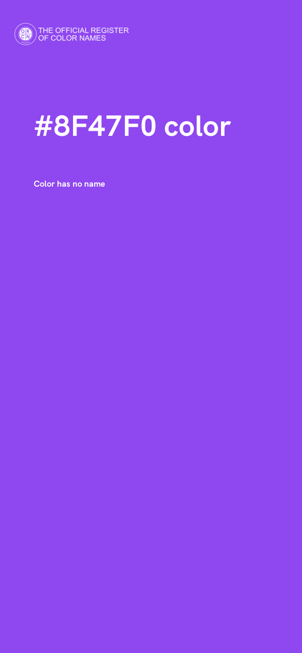 #8F47F0 color image