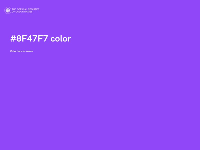 #8F47F7 color image