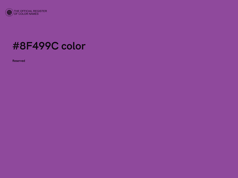 #8F499C color image