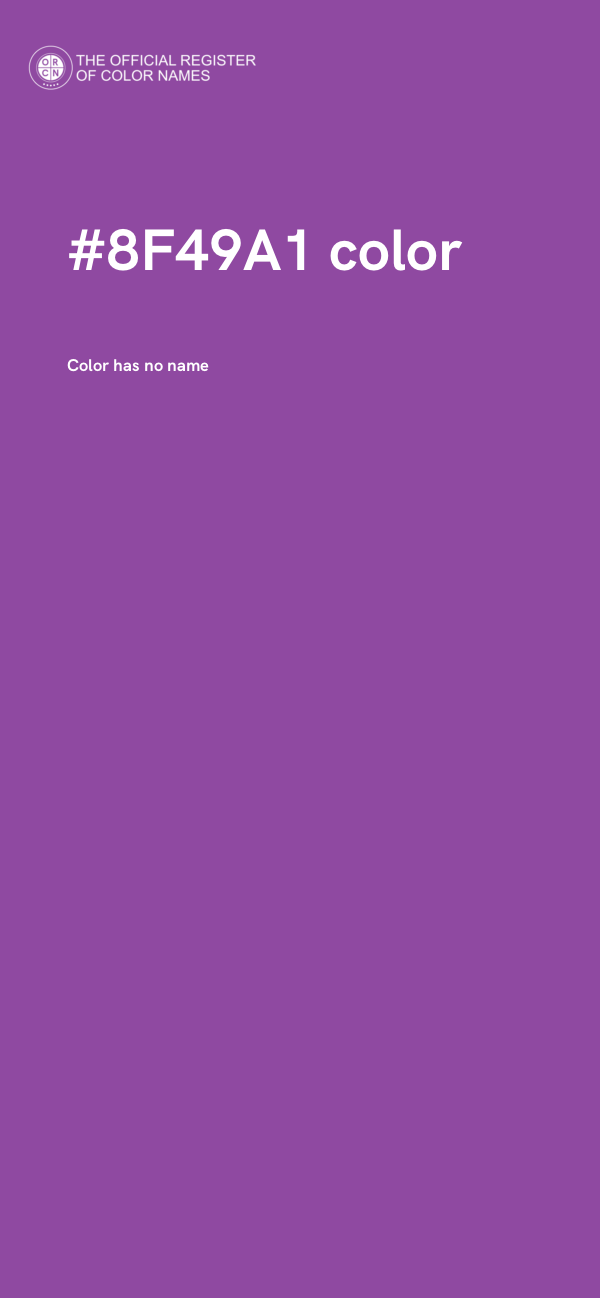 #8F49A1 color image
