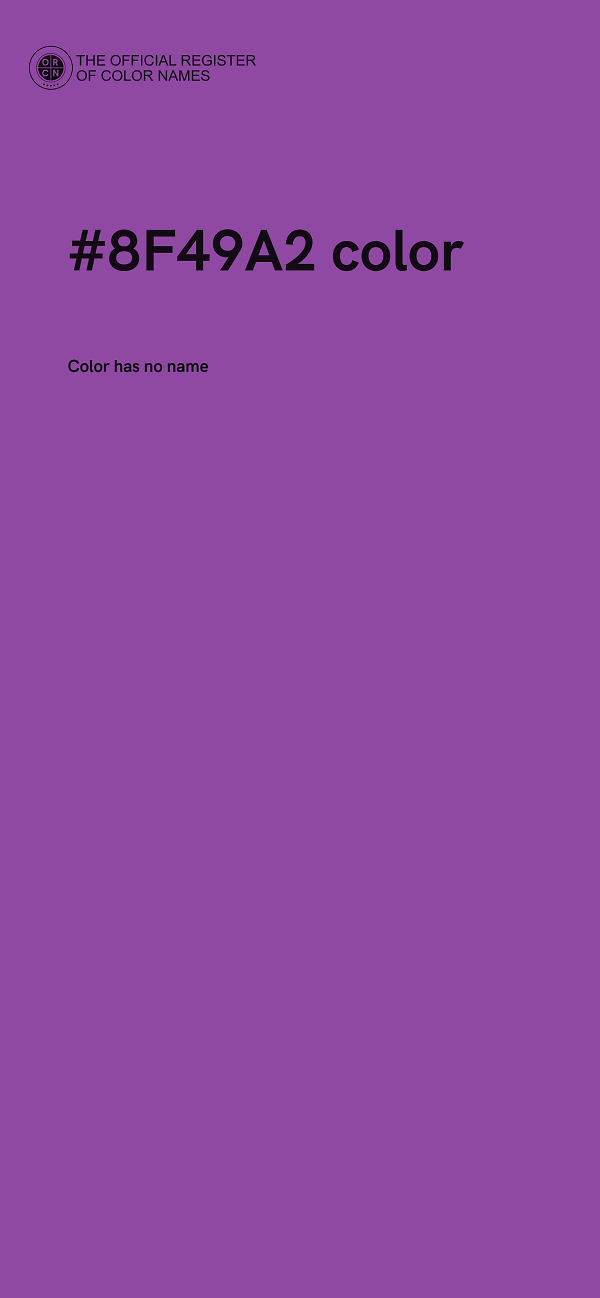 #8F49A2 color image