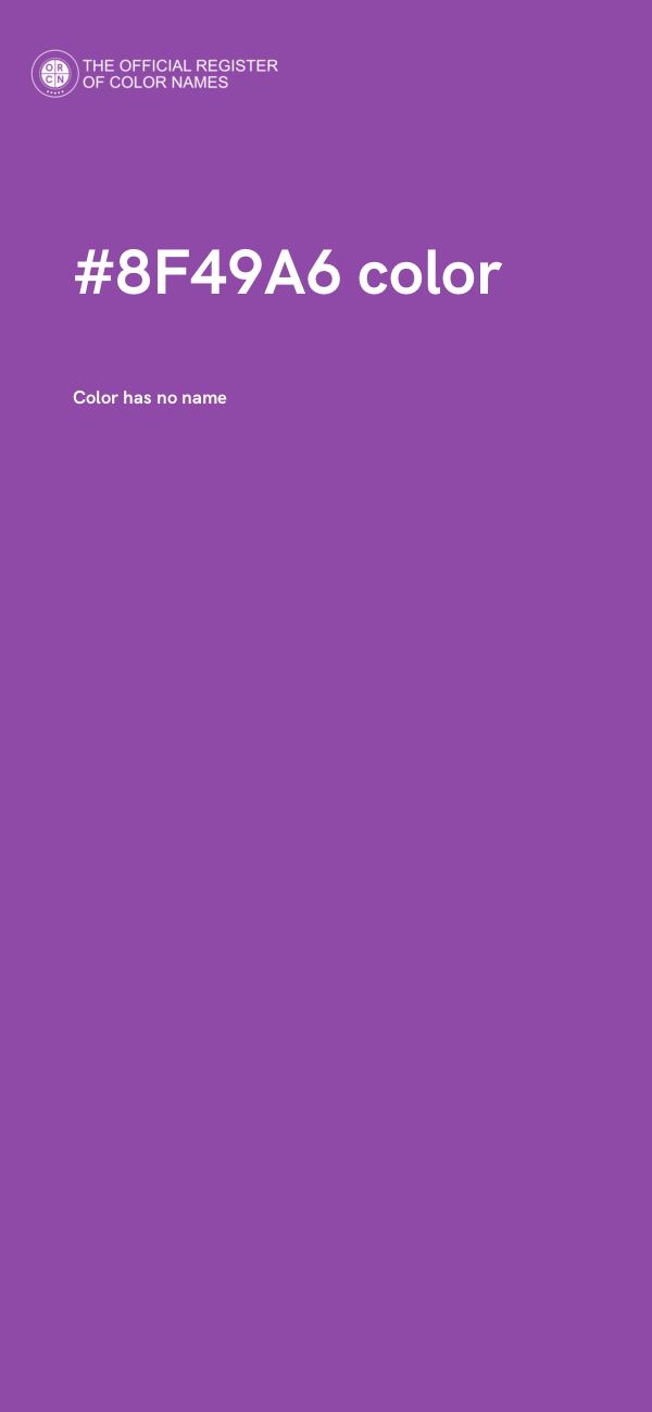 #8F49A6 color image