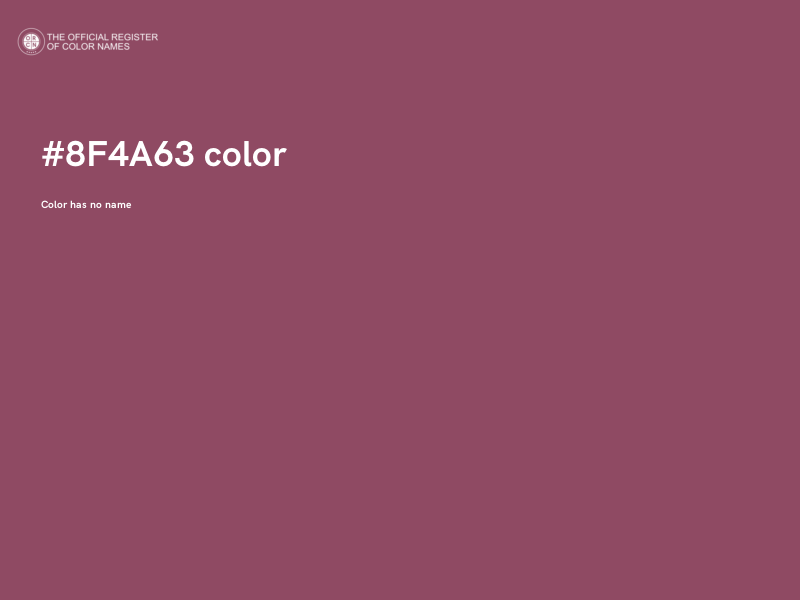 #8F4A63 color image