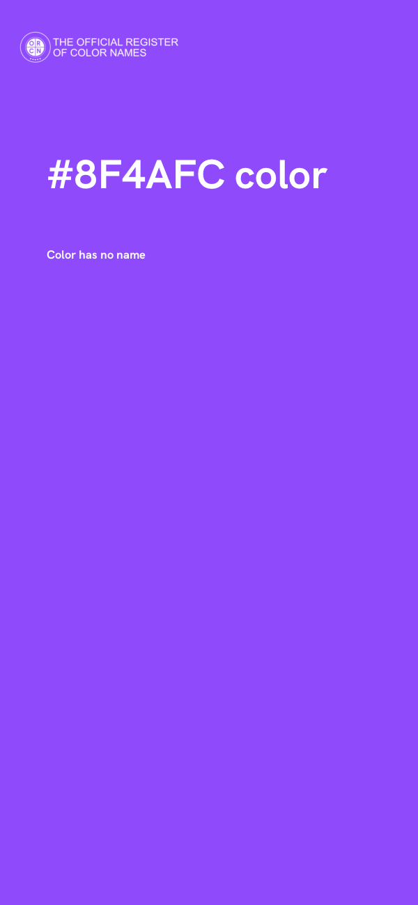 #8F4AFC color image
