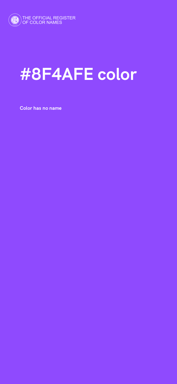 #8F4AFE color image
