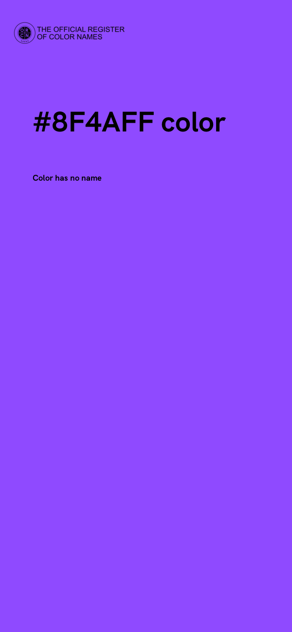 #8F4AFF color image