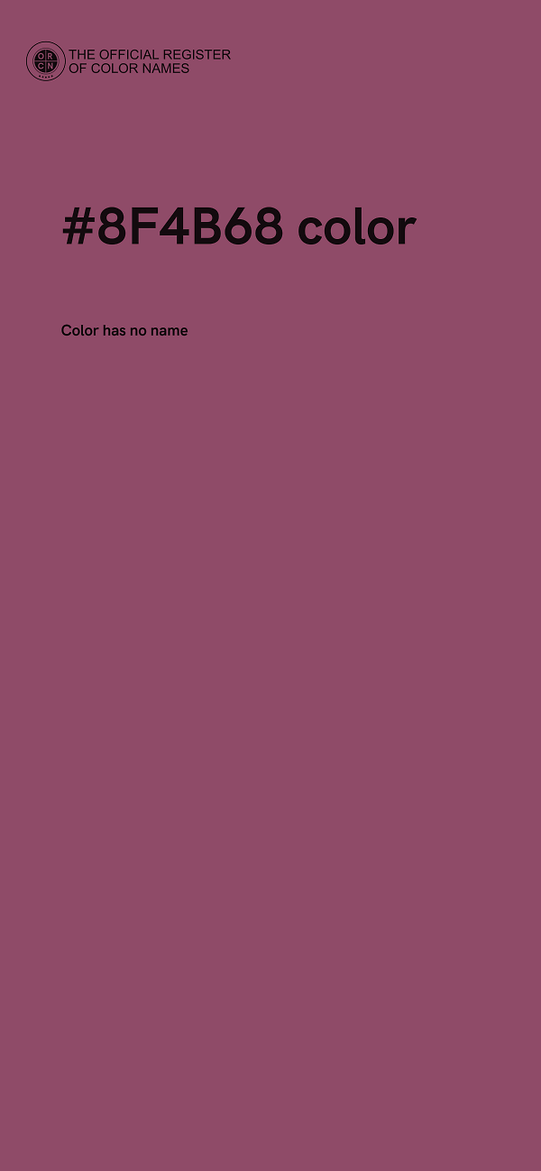 #8F4B68 color image