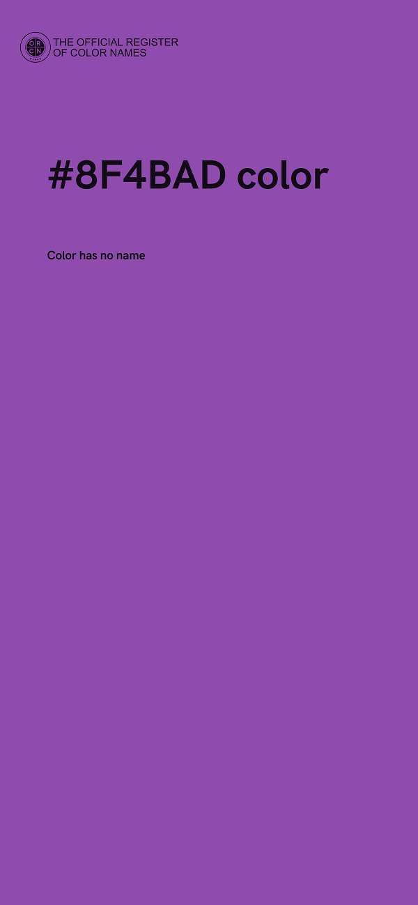 #8F4BAD color image