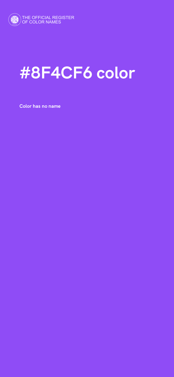 #8F4CF6 color image