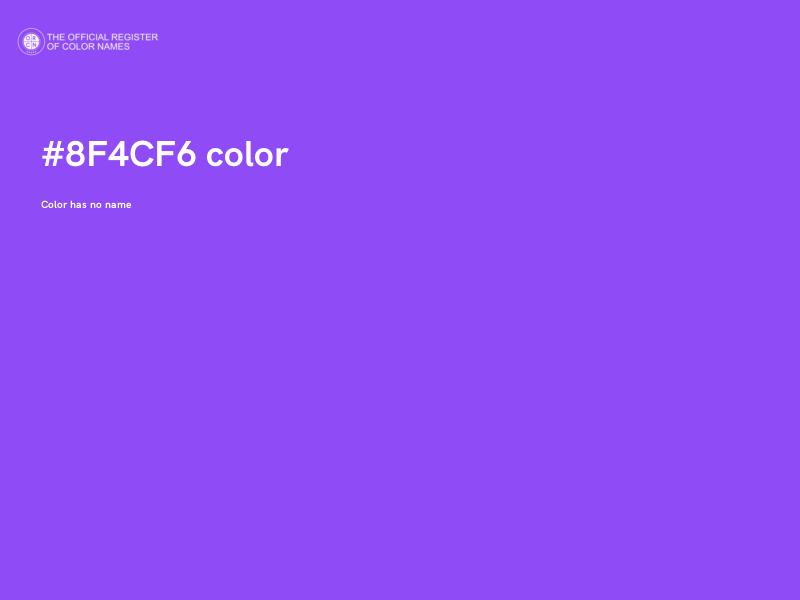 #8F4CF6 color image