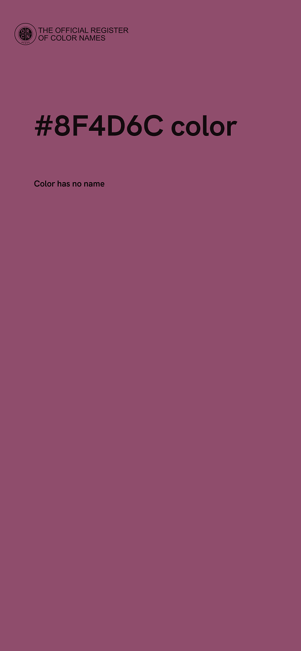 #8F4D6C color image