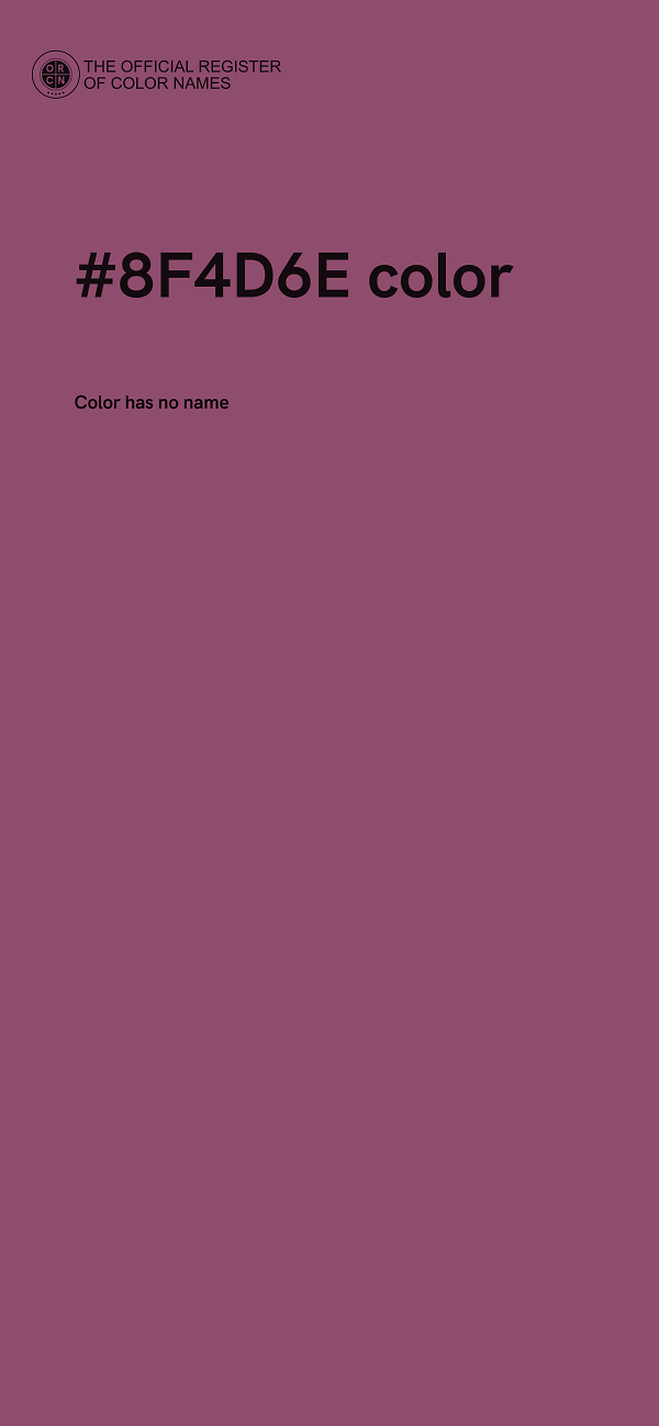 #8F4D6E color image