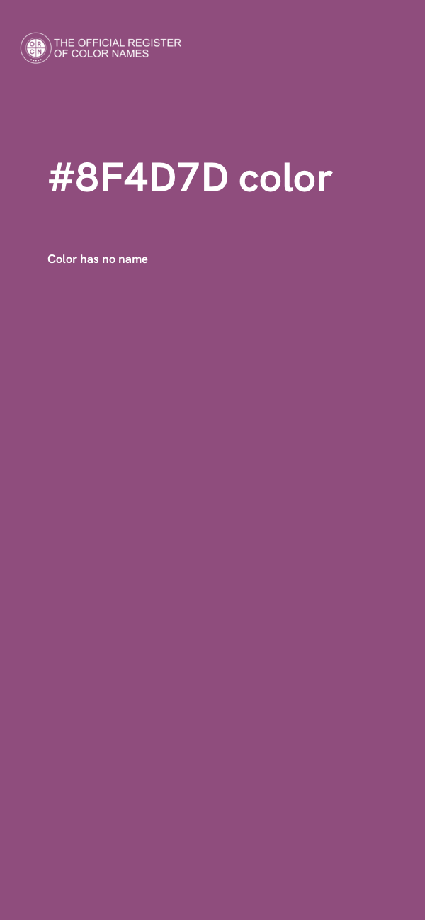 #8F4D7D color image