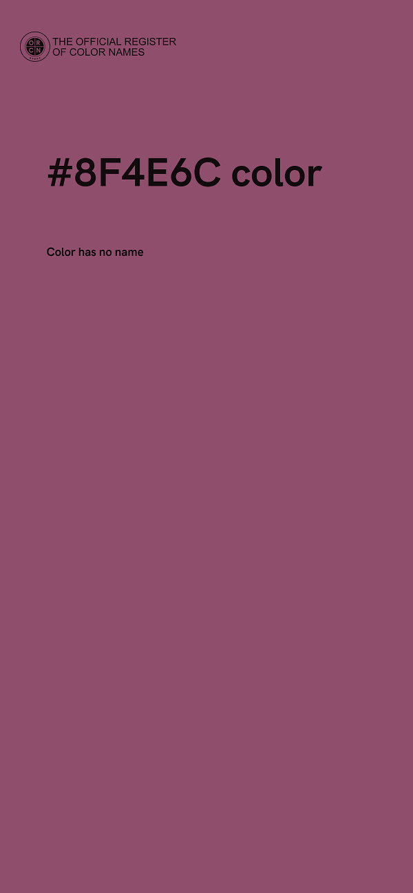 #8F4E6C color image